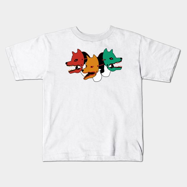 Japanese Cerberus Kids T-Shirt by bonlimon